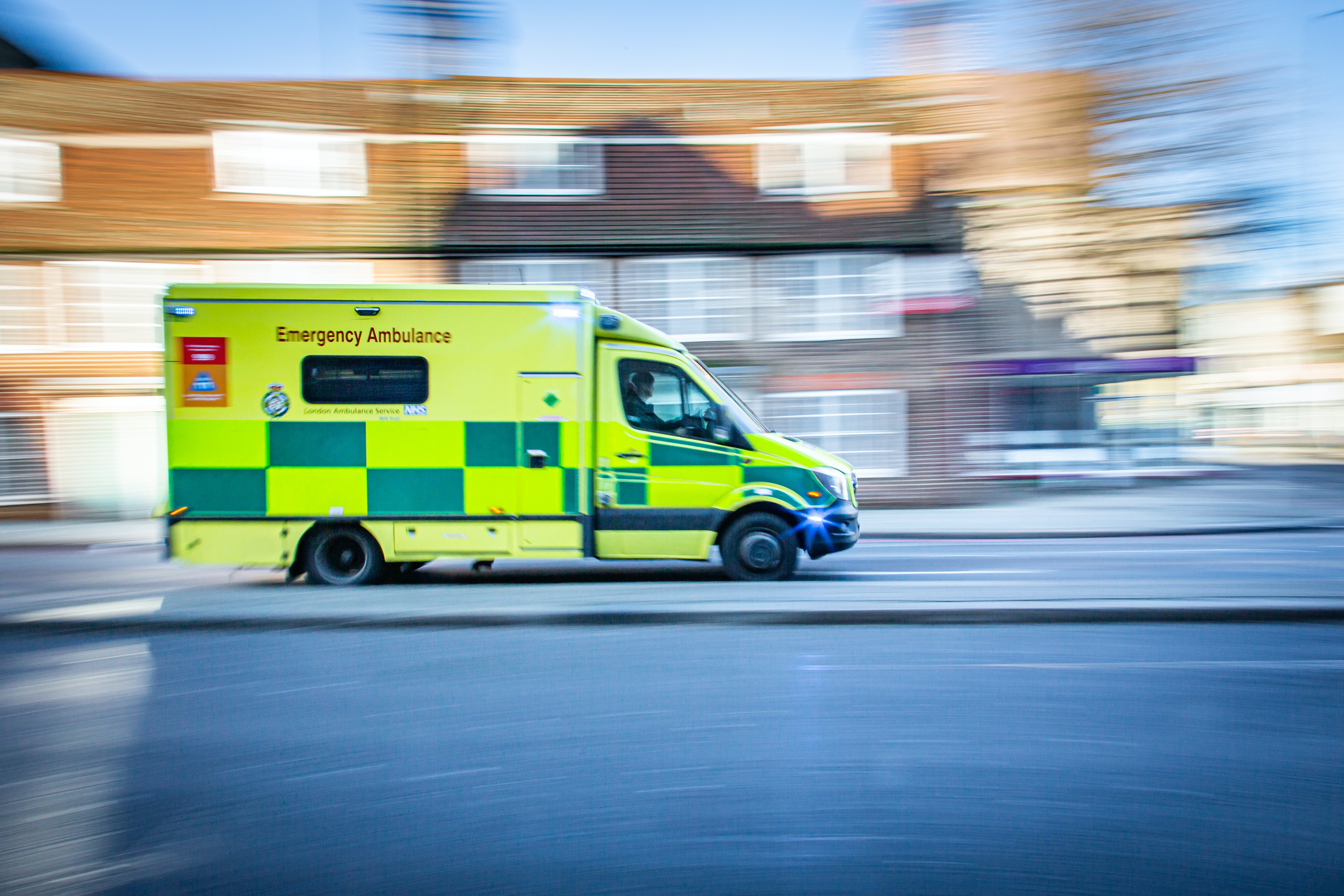 Real ambulance used for C1 driver training at The ABC Team Training NW